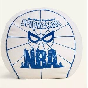 Spider-Man NBA Blue & White Basketball Pillow